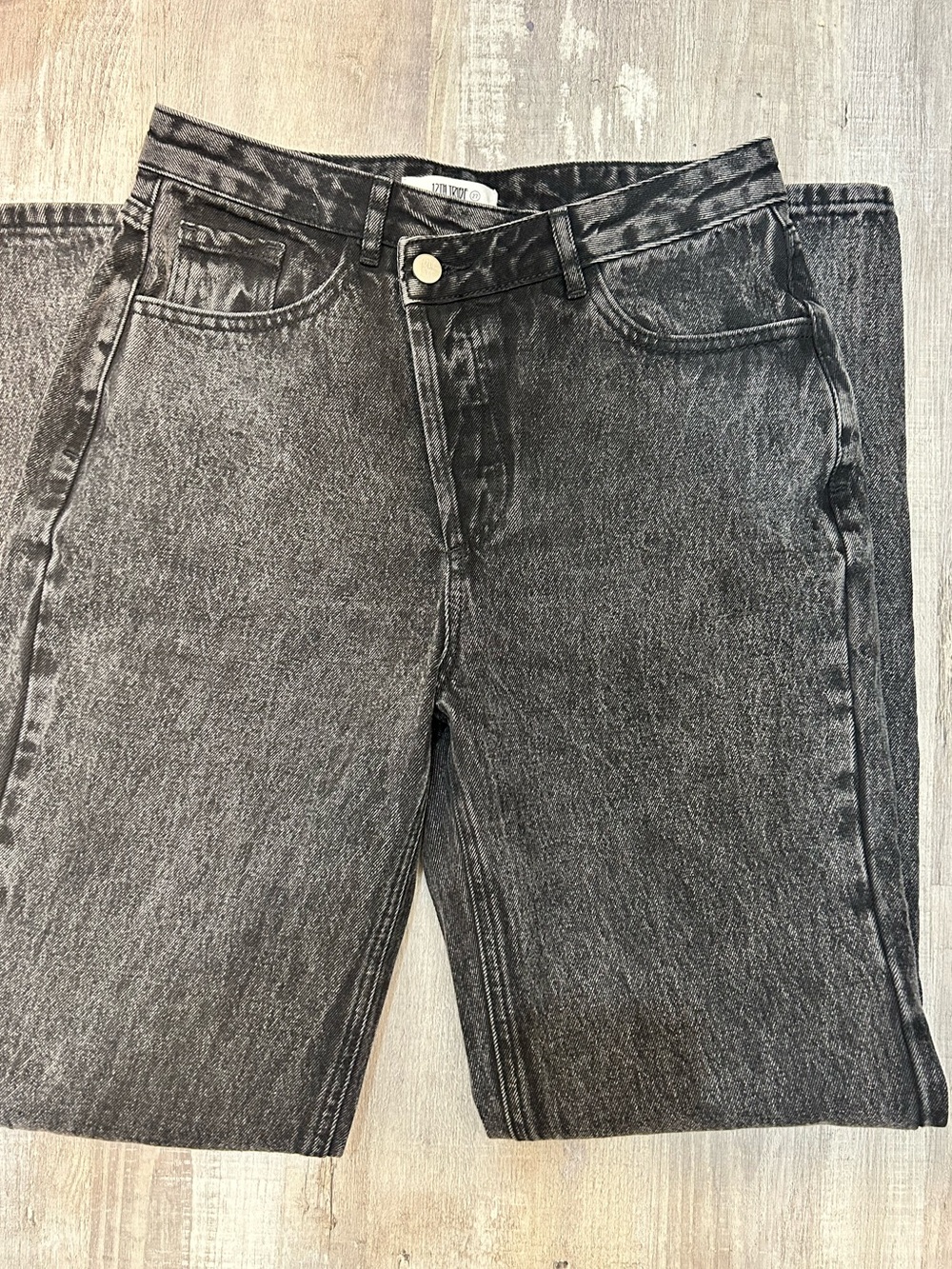 12th Tribe Black Acid-Wash High-Rise Women’s Jeans • Women’s 27